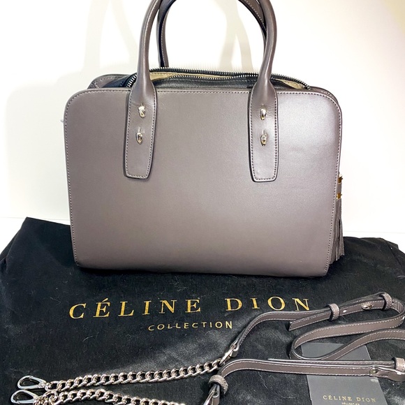 Grey Céline Dion Purse with strap - Picture 9 of 10